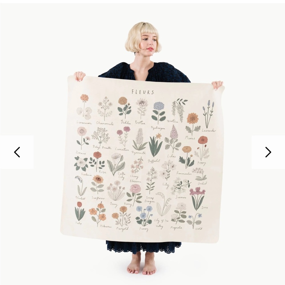 Gathre Floral Patterned Blanket